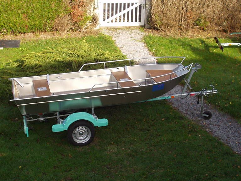 Aluminiumboot Flachbodenboot